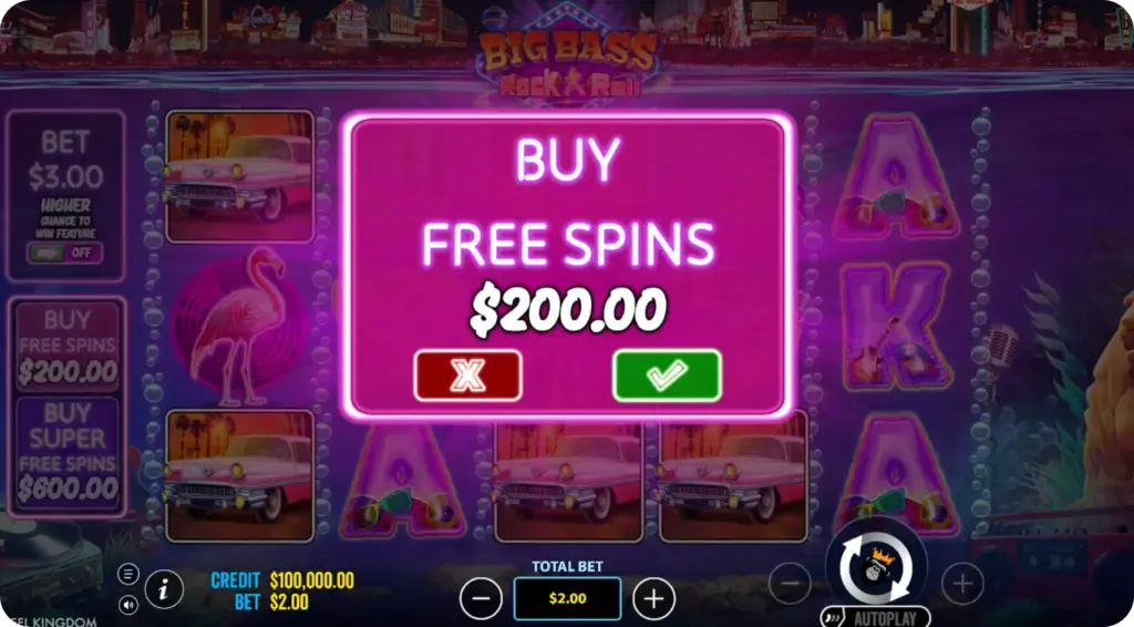 Big Bass Rock and Roll bonus
