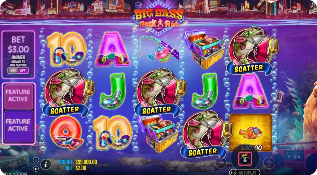 Big Bass Rock and Roll free spins